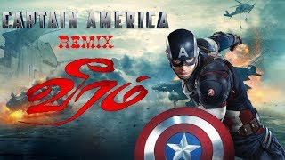 Captain America Remix Veeram [upl. by Aynotan538]