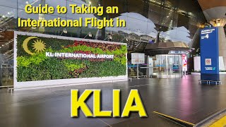 Departure Kuala Lumpur International Airport T1 KLIA 1 吉隆坡国际机场 لاڤڠن تربڠ انتارابڠسا كوالا لومڤور [upl. by Crowley]