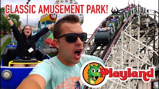 The Old Timey Rides of Rye Playland New York First Time Visit Vlog with OnRide Reactions [upl. by Pahl]