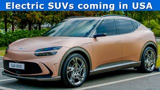 Upcoming AllElectric SUVs 2023 2024 [upl. by Chelsae]