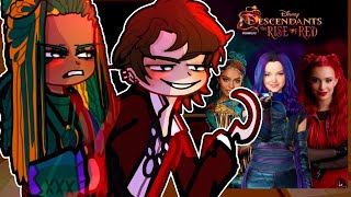 Descendants 4 The Rise of Red VILLAINS reacts to ALL Descendants SONGS 💫 Gacha 2 reacts to Disney [upl. by Nasah]