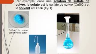 Solutions Aqueuses  soluté solvant concentration dissolution dilution  Seconde Physique Chimie [upl. by Vharat]