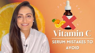 Dont make these Vitamin C serum mistakes  हिंदी  Best way to use vitamin C [upl. by Patnode]