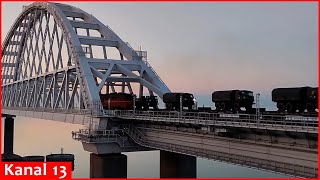 Ukraine paralyzed Crimean Bridge  this bridge could be completly destroyed [upl. by Setsero]