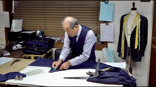 Process of Making Bespoke Suit by Korean Skilful Tailor [upl. by Haymes]