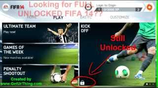 Fifa 14 Full Unlocked  Download Working Android APK Watch Proven Tutorial [upl. by Bahner]