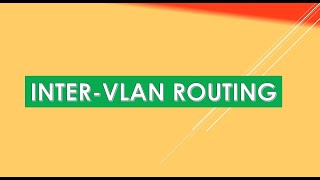 InterVLAN routing Configurtaion StepbyStep [upl. by Gwendolyn449]