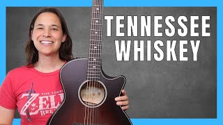 Tennessee Whiskey Guitar Lesson to Sound Like The Record [upl. by Cirenoj511]