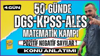 Pozitif Negatif Sayılar 1  KPSSDGSALES Matematik  50 Günde KPSSDGSALES Matematik Kampı [upl. by Berton]