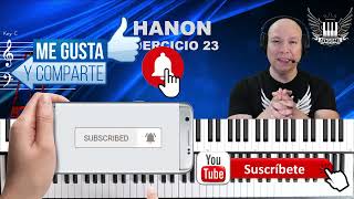 Hanon Piano Ejercicio 23 adgome [upl. by Aciretal924]