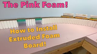 Model Railroad Scenery from Start to Finish Installing Extruded Foam Board [upl. by Mohr]