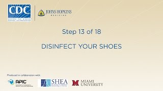 Disinfect Your Shoes Step 1318 [upl. by Nodnek868]