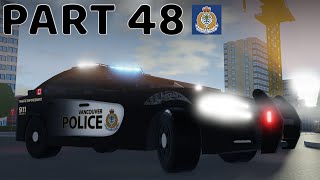 ROBLOX Vancouver Police Patrol Part 48  Traffic Enforcement Charger [upl. by Allicirp]