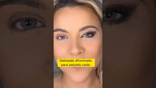 Delineado para párpado caído fácil parpadocaido makeup fyp maquillaje [upl. by Estus930]