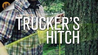 How to Tie A Truckers Hitch Knot Tutorial [upl. by Noryv493]