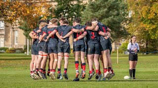 Merchiston Castle vs Edinburgh Academy  Scottish Schools Rugby  2112024 [upl. by Eelnodnarb]