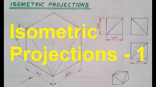 Isometric Projection  1  in Tamil [upl. by Tolmach]