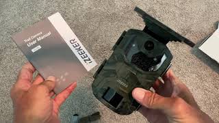 Unboxing the iZeeker Solar Powered Trail Camera [upl. by Edieh]