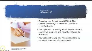 Introduction to the OSCOLA Referencing System [upl. by Anilorak132]