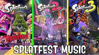 Every Splatoon Splatfest Song [upl. by Argyres982]