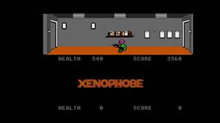 Atari 7800 Emulated Xenophobe Novice 18135 points [upl. by Meghan]