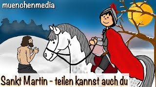 ♫ Sankt Martin wird er genannt  Kinderlieder deutsch  Sankt Martin Lied  Laternenlieder [upl. by Suirauqram]