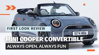 2025 MINI Cooper Convertible First Look Review  Specs Interior Features and Driving Experience [upl. by Nyvar]