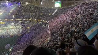 “La Cumbia De Los Trapos”  Argentina vs France  2022 FIFA World Cup Final  Lusail Stadium  Qatar [upl. by Mignon]