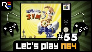 Lets Play N64 55  Earthworm Jim 3D [upl. by Araet]