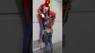 Does SpiderMan want UPPIES deadpool spiderman cosplay [upl. by Aillij]