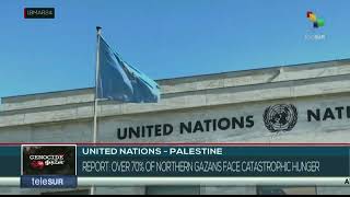 United Nations 70 of Gaza is experiencing famine [upl. by Wamsley]