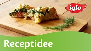 Zalm Wellington met Spinazie  Iglo Receptidee [upl. by Colline]