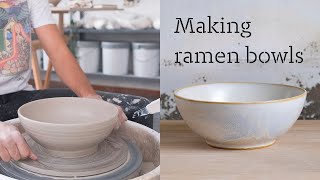 ASMR MAKING stoneware ramen BOWLS – The whole process – vapor03 [upl. by Noraed]