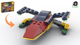 XWING Lego creator 31102 ideas How to alternate build [upl. by Eiznil]