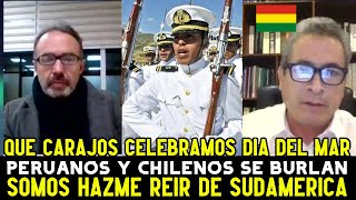 PRENSA BOLIVIANA FURIOSA porque AUTORIDADES BOLIVIANAS CELEBRAN el DIA del MAR pero NO tienen MAR [upl. by Ahsienak]