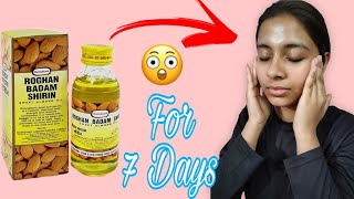 I USE ALMOND OIL ON MY FACE FOR 7 DAYS AND THIS IS WHAT HAPPENED [upl. by Lener]