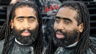 🔥TRANSFORMATION🔥HE PAID 500 FOR THIS HAIRCUT FADED BEARD HAIRCUT TUTORIAL [upl. by Sirrap551]