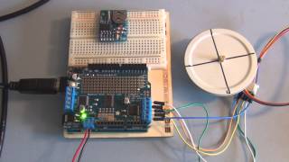 Adafruit Motor Shield and Arduino Uno Stepper Motor Tutorial [upl. by Head]