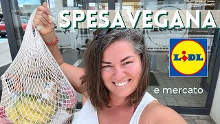 SVUOTA la SPESA LIDL e mercato 🛒 tutto VEGANO per una famiglia numerosa 🌱 [upl. by Hansel]