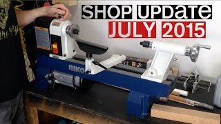 New Rikon 70100 Mini Lathe CMRW35 [upl. by Sialac]