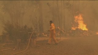 Homes destroyed as NSW ravaged by fire [upl. by Triley]