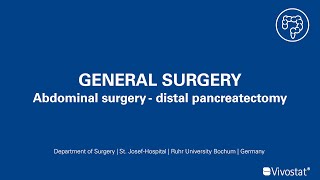 Vivostat used for distal pancreatectomy [upl. by Ophelie]