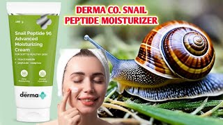 Derma Co Snail Peptide 96 Advanced Moisturizing Cream New launch 2024 [upl. by Ogdon766]