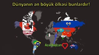 DÜNYANIN ƏN BÖYÜK 10 ÖLKƏSİ Ərazisinə görə [upl. by Sina870]