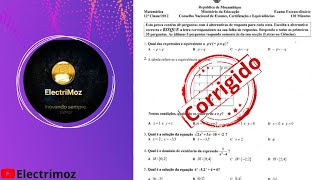 exame extraordinario de matematica2012PARTE 1 [upl. by Dewhirst]