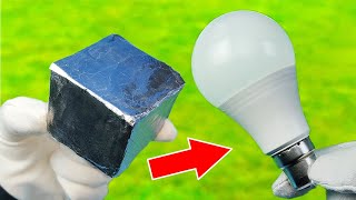 Dont Throw Away Old Light Bulbs – Try This InsteadJust Put Aluminium Block on the Led Bulb [upl. by Weidar]