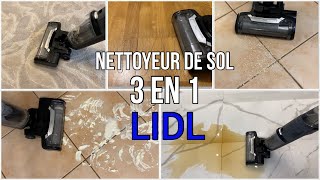 NETTOYEUR DE SOL 3 en 1 LIDL  test amp avis LIDLcrashtestaspirateur [upl. by Abelard]