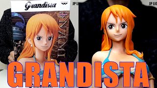 NAMI Figure Grandista One Piece BANDAI Unboxing [upl. by Philis66]