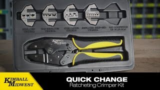 Quick Change Ratcheting Crimper [upl. by Trella]