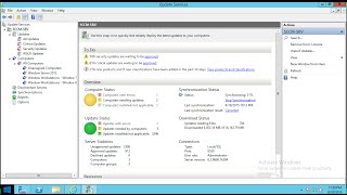 Implement WSUS In Window Server 2012 R2 [upl. by Ekeiram]